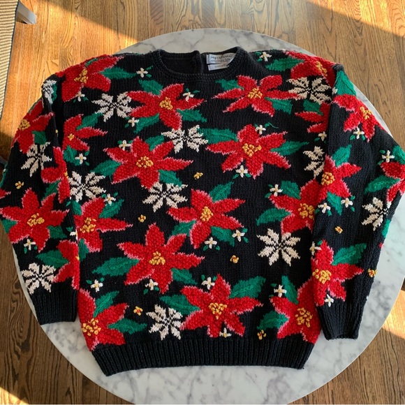 VTG 90s Bundle: XL Hand Knitted Sweaters - Picture 3 of 11